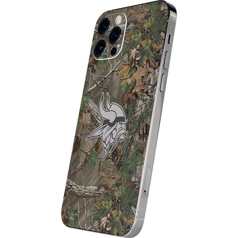 NFL Minnesota Vikings Realtree Xtra Green Camo iPhone 12 Pro Max Skin